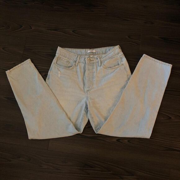 Forever 21 Denim - Women’s Distressed Light Wash Denim Jeans
